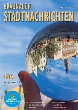 Braunauer Stadtnachrichten 180, Juni 2018