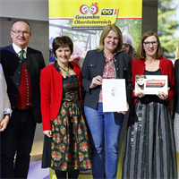 Der Kindergarten Braunau-Stadt erhielt im November 2018 das Zertifikat "Gesunder Kindergarten".