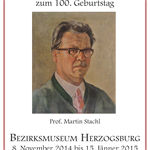 Ausstellung+zum+100.+Geburtstag+von+Prof.+Martin+Stachl