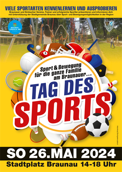 Tag des Sports am 26.05.2024 am Stadtplatz Braunau